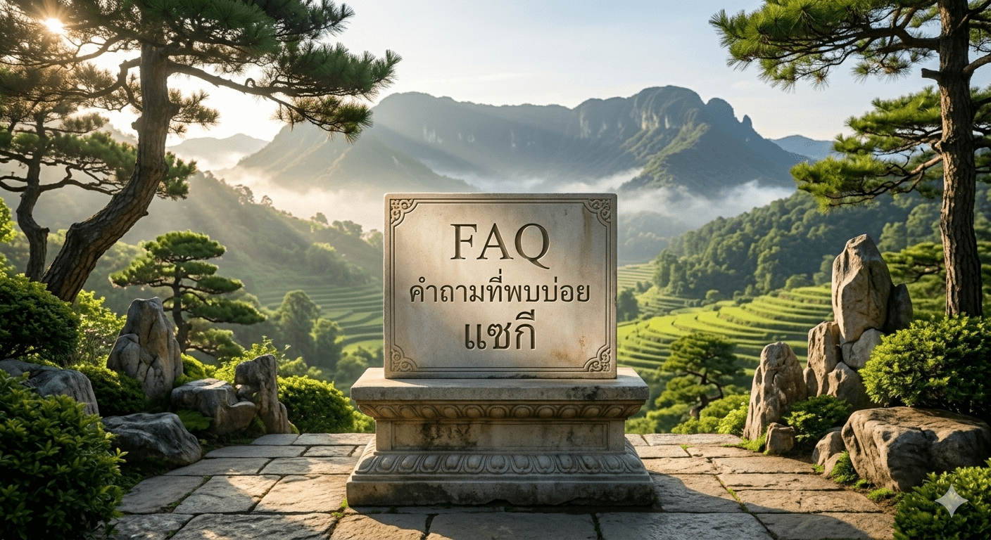 FAQ คำถามที่พบบ่อย แซกี