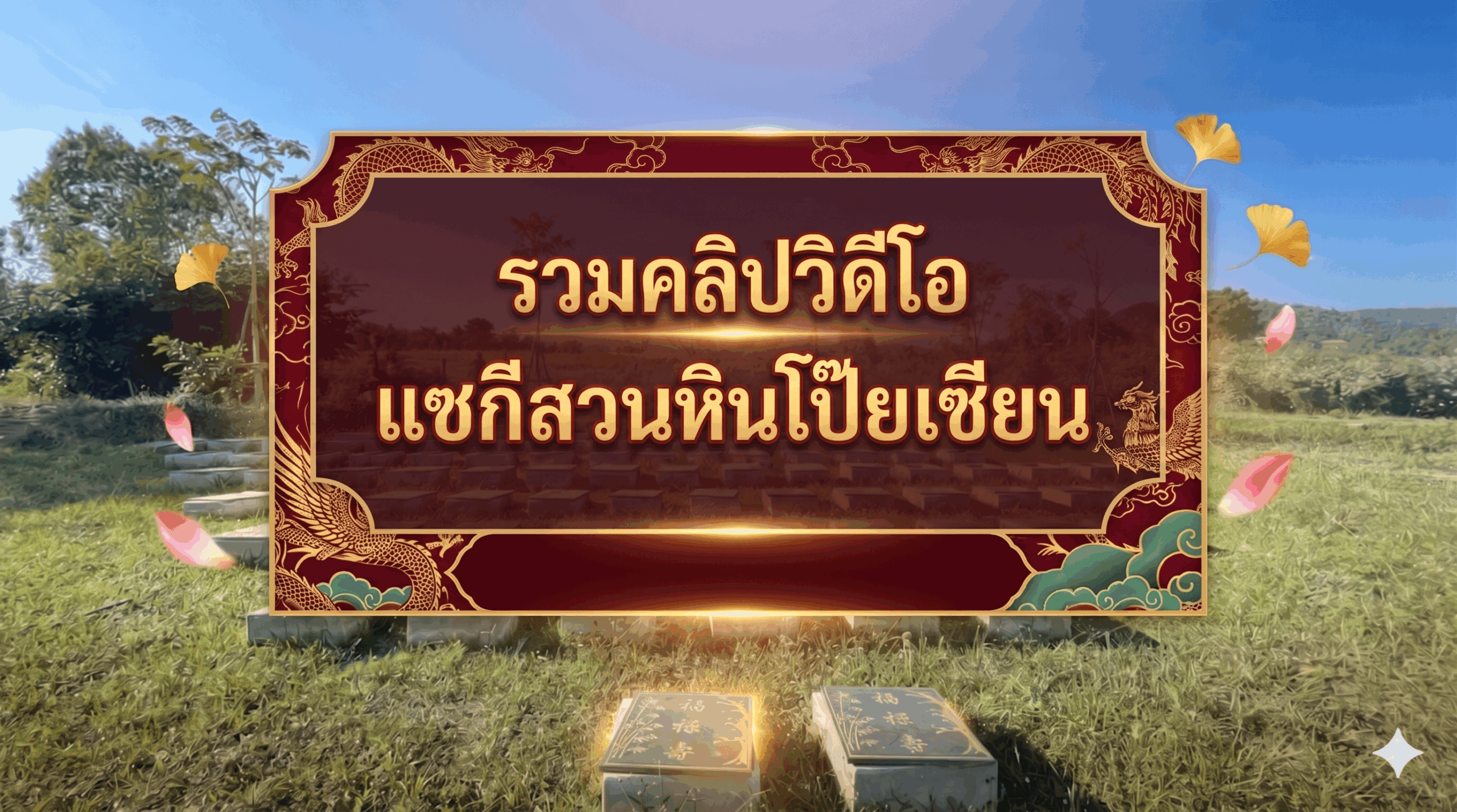 รวมคลิบวีดีโอ แซกีสวนหินโป๊ยเซียน